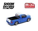1:64 2003 Dodge Ram SRT-10 Pickup -- Electric Blue Pearl w/White Stripes -- SHOOM64