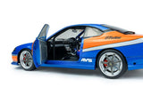 (Pre-Order) 1:18 Han's Nissan S15 Silvia -- "Mona Lisa" Blue/Orange -- Fast & Furious -- Solido