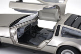 1:18 1981 DeLorean DMC 12 Coupe -- Stainless Steel -- Sunstar