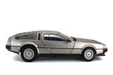 1:18 1981 DeLorean DMC 12 Coupe -- Stainless Steel -- Sunstar