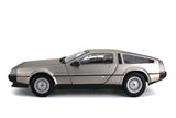 1:18 1981 DeLorean DMC 12 Coupe -- Stainless Steel -- Sunstar