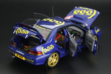 1:18 1996 Colin McRae -- Rallye Sanremo Winner -- #1 Subaru Impreza -- Sunstar