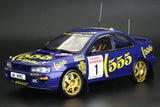 1:18 1996 Colin McRae -- Rallye Sanremo Winner -- #1 Subaru Impreza -- Sunstar