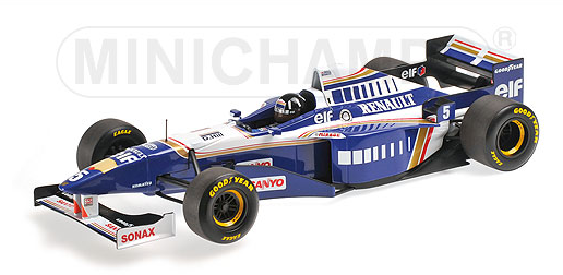 (Pre-Order) 1:18 1996 Damon Hill -- World Championship Winner -- Williams FW18 -- Minichamps F1