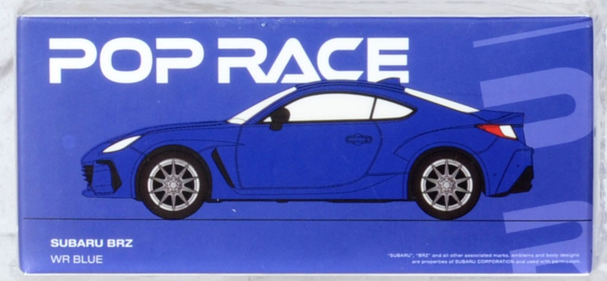 1:64 Subaru BRZ 2022 -- WR Blue -- Pop Race