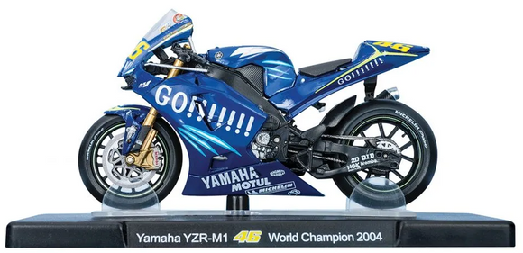 1:18 2004 #46 Valentino Rossi -- Yamaha YZR-M1 -- MotoGP World Champio 1:18 2004 #46 Valentino Rossi -- Yamaha YZR-M1 -- MotoGP World Champio