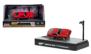 1:64 James Bond Diorama -- 1971 Ford Mustang "Diamonds are Forever" -- Motormax