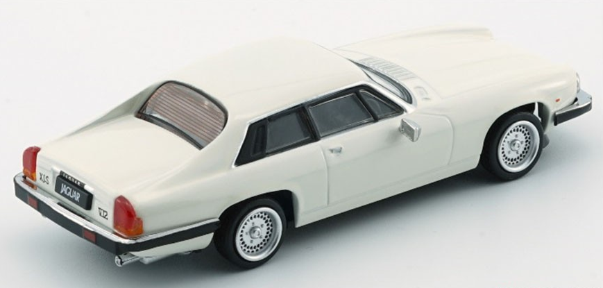 Jaguar XJ-S V12 ミニカー ホワイト 1:64 Jaguar XJ-S V12 1984 -- Glacier White -- BM Creations