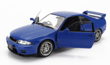 1:24 1997 Nissan R33 Skyline GT-R -- Blue -- WhiteBox
