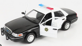 1:24 Reno 911 -- 1998 Ford Crown Victoria Police Car Jim Dangle -- Greenlight
