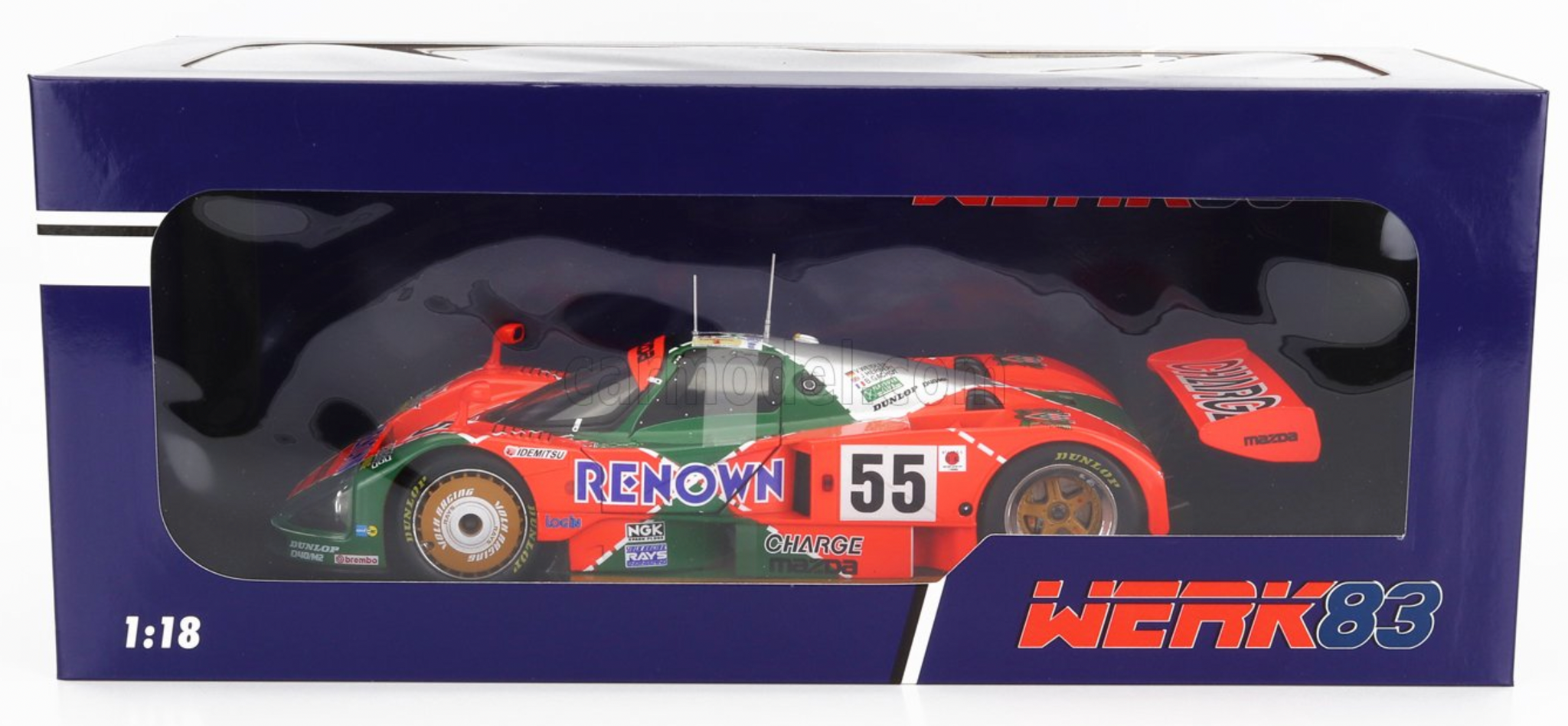 1:18 1991 Le Mans 24 Hour Winner -- #55 Mazda 787B -- Werk83 (Window B