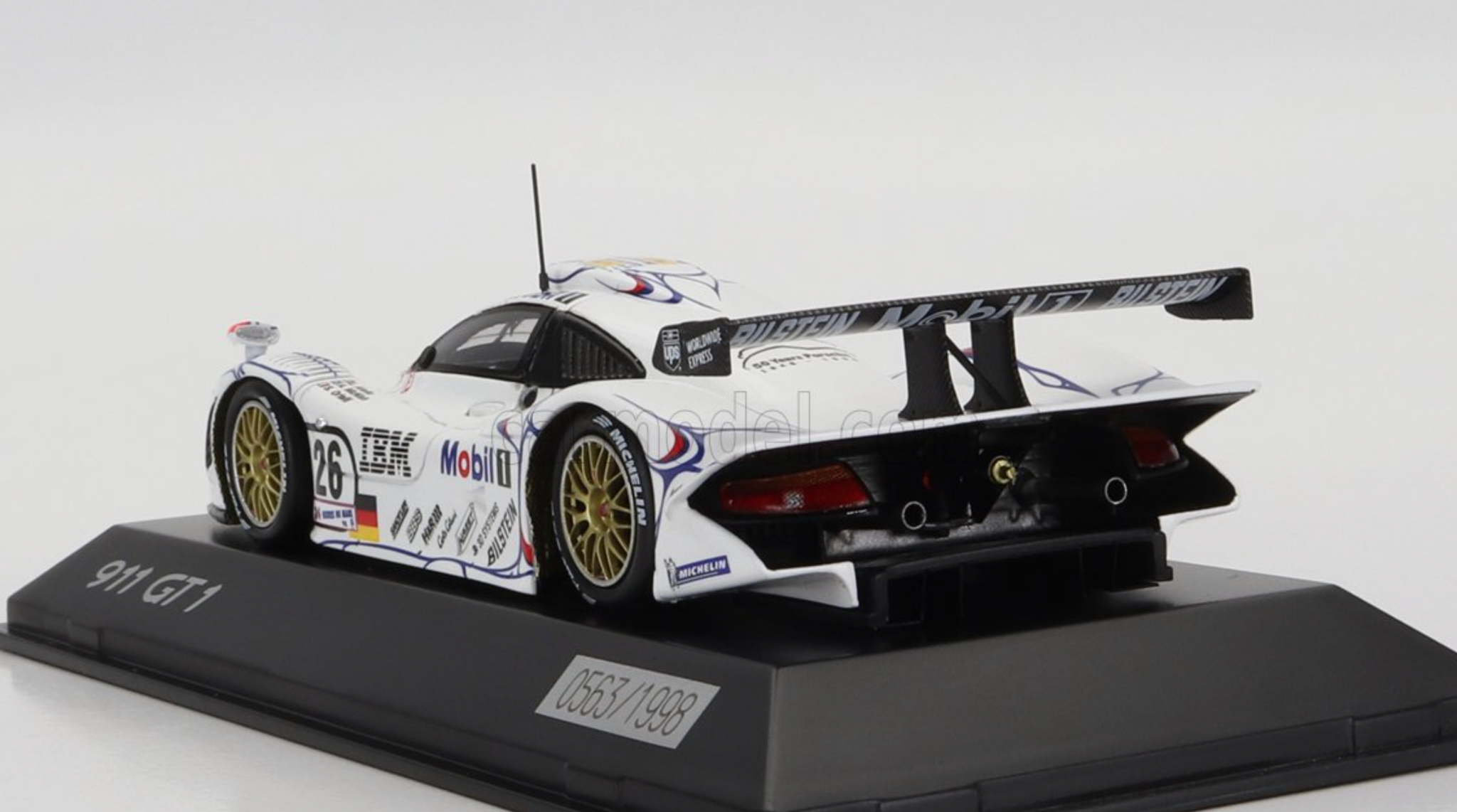 1:43 1998 24 Hours of Le Mans Winner -- #26 Porsche 911 GT1-98 -- Spar