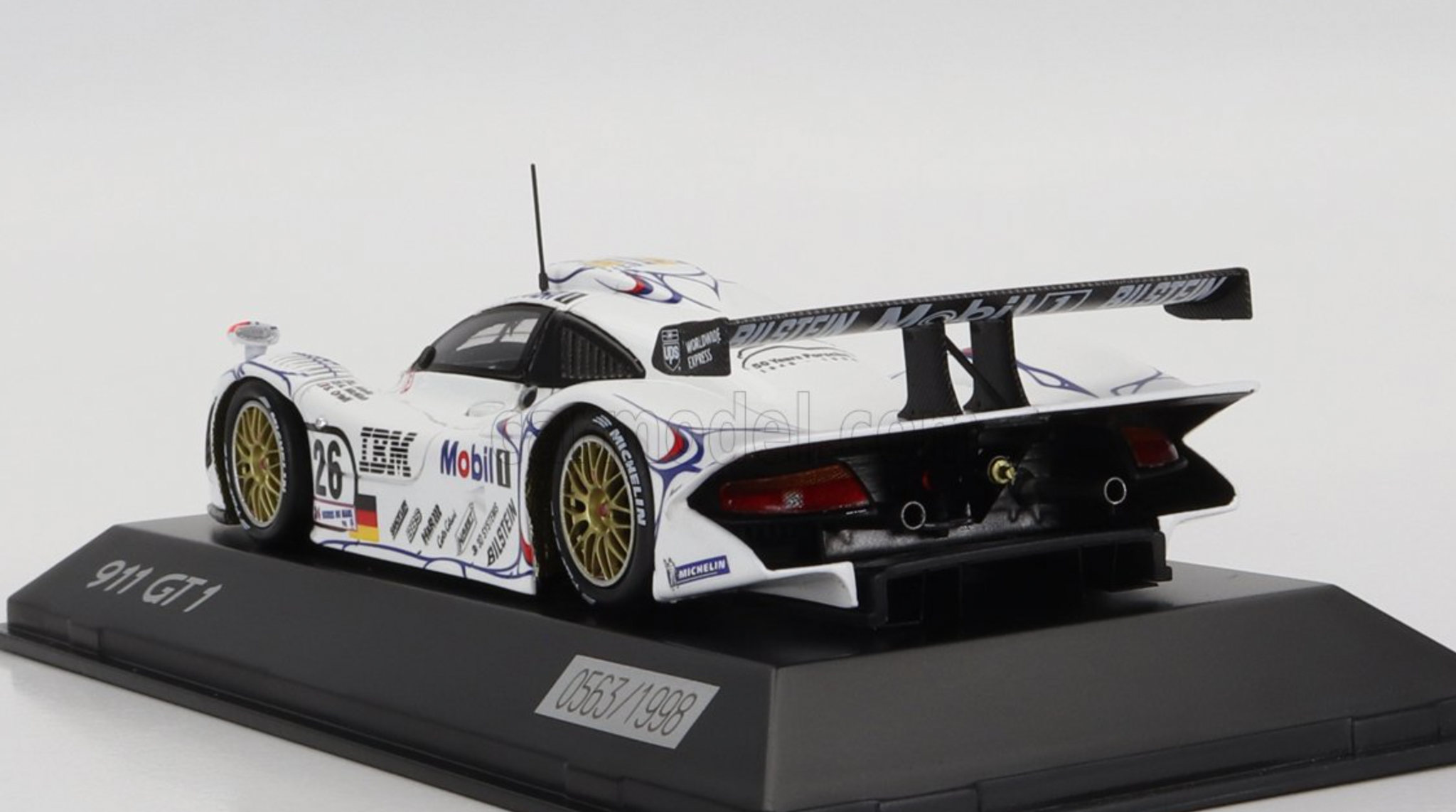 1:43 1998 24 Hours of Le Mans Winner -- #26 Porsche 911 GT1-98 -- Spar 1:43 1998 24 Hours of Le Mans Winner -- #26 Porsche 911 GT1-98 -- Spar
