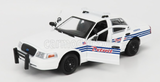 1:24 2008 Ford Crown Victoria "Detroit Michigan" Police Car - Greenlight