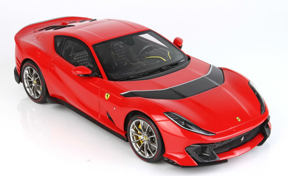 (Pre-Order) 1:18 Ferrari 812 Competizione 2021 -- Rosso Corsa Red -- Bburago