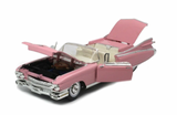1:18 1959 Cadillac Eldorado Biarritz Convertible -- Pink -- Maisto