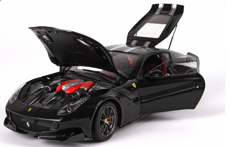 1:18 Ferrari F12 TDF -- New Black Daytona 508 -- BBR Models
