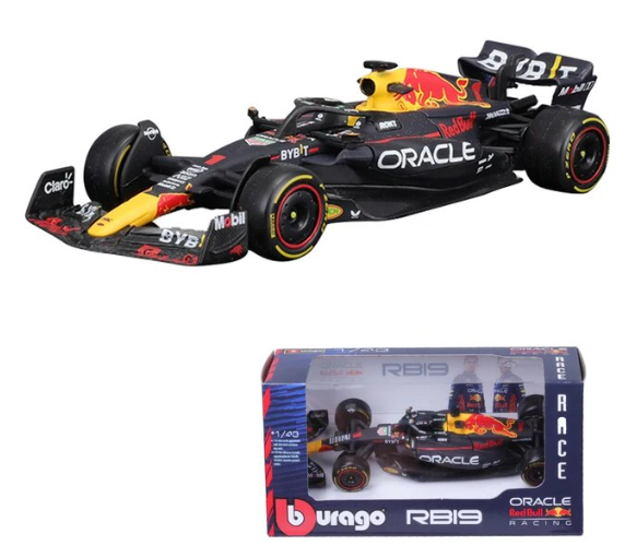 1:43 2023 Max Verstappen -- #1 Red Bull Racing RB19 -- Bburago F1