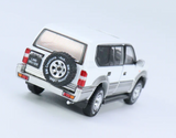 1:64 Toyota Land Cruiser Prado LC95 -- White/Silver -- BM Creations