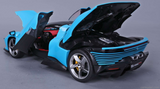 (Pre-Order) 1:18 Ferrari Daytona SP3 Spider -- Light Blue -- Bburago