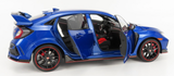 1:18 Honda Civic Type R (FK8) 2020 -- Blue -- LCD Models