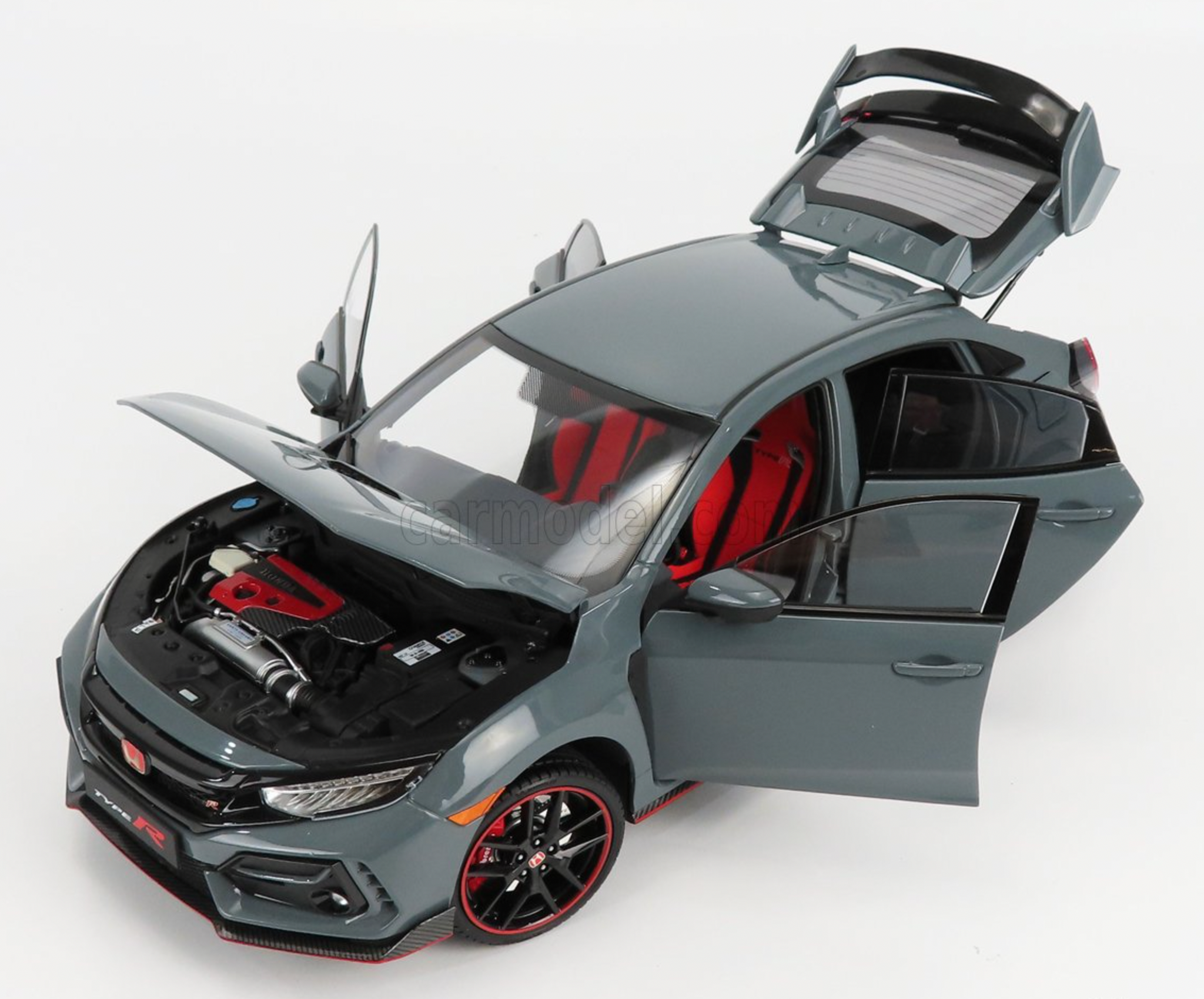 Honda Civic Type-R (FK8) Grey (2020) Réf. LCD18005B-GR - 1/18