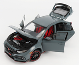 1:18 Honda Civic Type R (FK8) 2020 -- Grey -- LCD Models