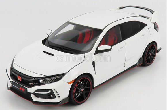 1:18 Honda Civic Type R (FK8) 2020 -- White -- LCD Models
