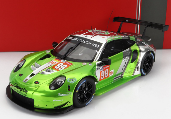 1:18 2018 Le Mans 24 Hour LMGTE AM -- #99 Porsche 911 (991) RSR -- IXO Models