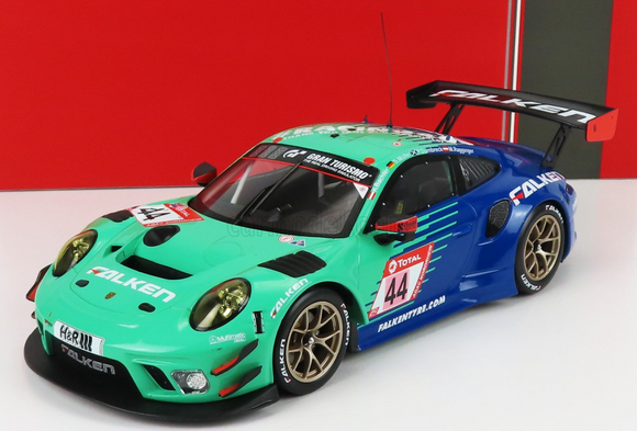 1:18 2020 Nurburgring 24 Hour -- #44 Porsche 911 (991-2) GT3 R -- IXO Models