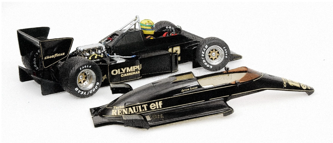 Pre-Order) 1:12 1985 Ayrton Senna (Dirty Version) -- Portugal GP -- L