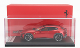 1:43 Ferrari Purosangue SUV -- Rosso Portofino (Red Metallic) -- Looksmart