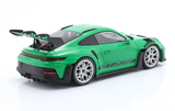 1:18 Porsche 911 (992) GT3 RS Coupe -- Green w/Silver Wheels -- Minichamps