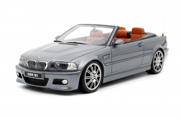 1:18 BMW E46 M3 Convertible -- Silver Grey -- Ottomobile