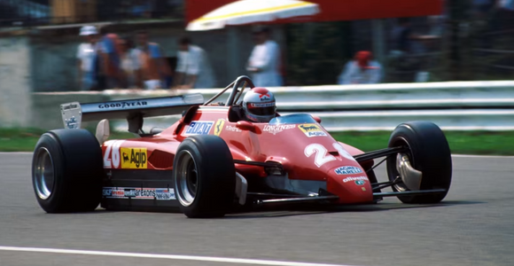 (Pre-Order) 1:18 1982 Mario Andretti -- Italian GP Pole & 3rd Place -- Ferrari 126C2 -- GP Replicas F1