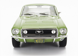 1:12 1968 Ford Mustang Fastback GT -- Limo Gold Metallic (Green) -- Norev