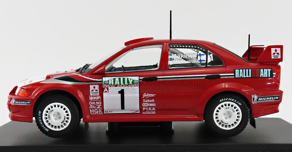 ミニカー Mitsubishi Lancer Evolution VI 1999 1/24 1/24 Hachette 1999 MITSUBISHI LANCER EVOLUTION VI EVO 6