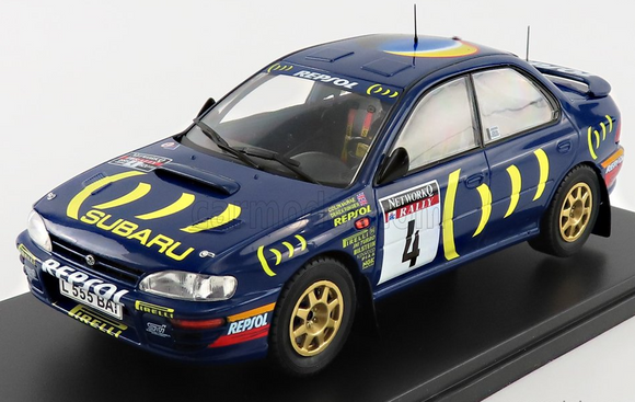 1:24 1995 RAC Rally GB -- Colin McRae -- #4 Subaru Impreza 555 -- Edicola