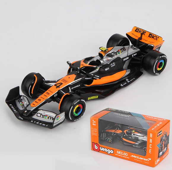 1:43 2023 Lando Norris -- British GP -- #4 McLaren MCL60 -- Bburago F1