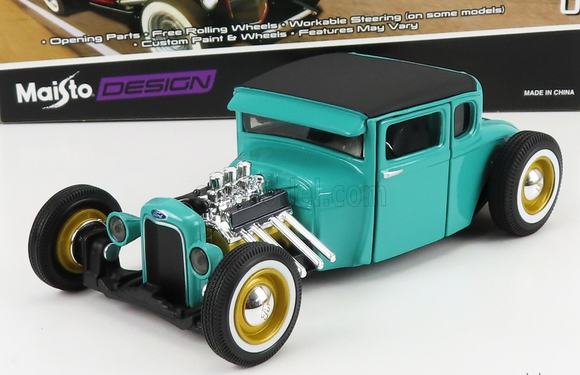 1:24 1929 Ford Model A -- Turquoise (Light Green) -- Maisto Design