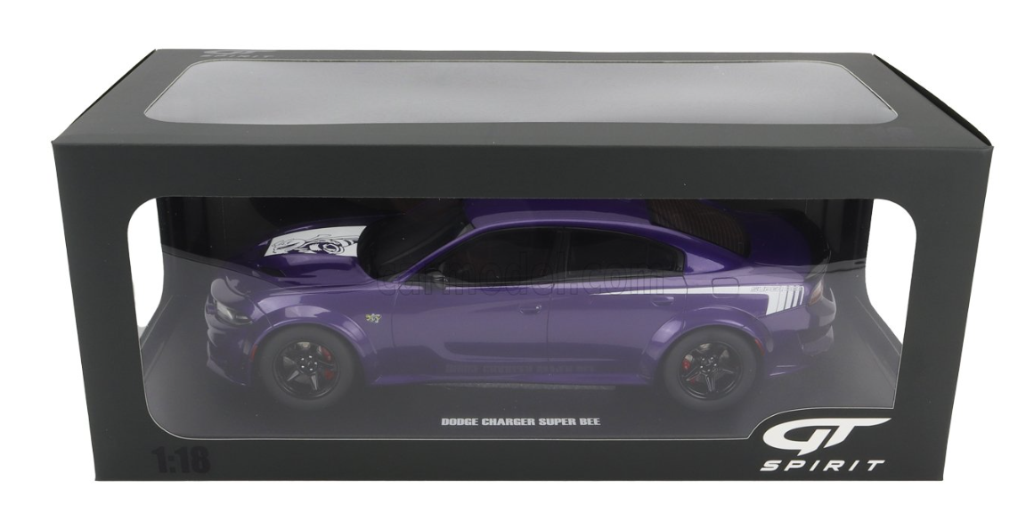 1:18 2023 Dodge Charger Super Bee -- Plum Crazy Purple -- GT Spirit