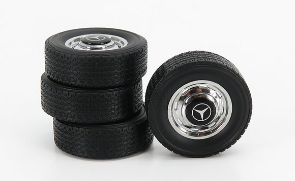 1:18 Mercedes-Benz 600 Wheel & Tyre Set -- KK-Scale
