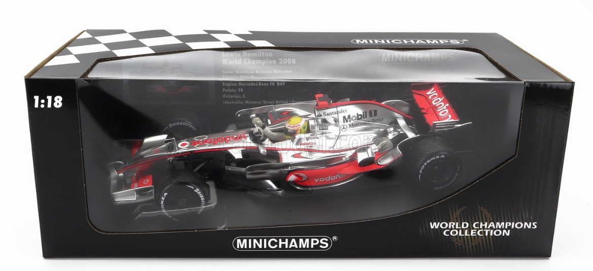 1:18 2008 Lewis Hamilton -- World Champion -- McLaren MP4/23 -- Minich 1:18 2008 Lewis Hamilton -- World Champion -- McLaren MP4/23 -- Minich