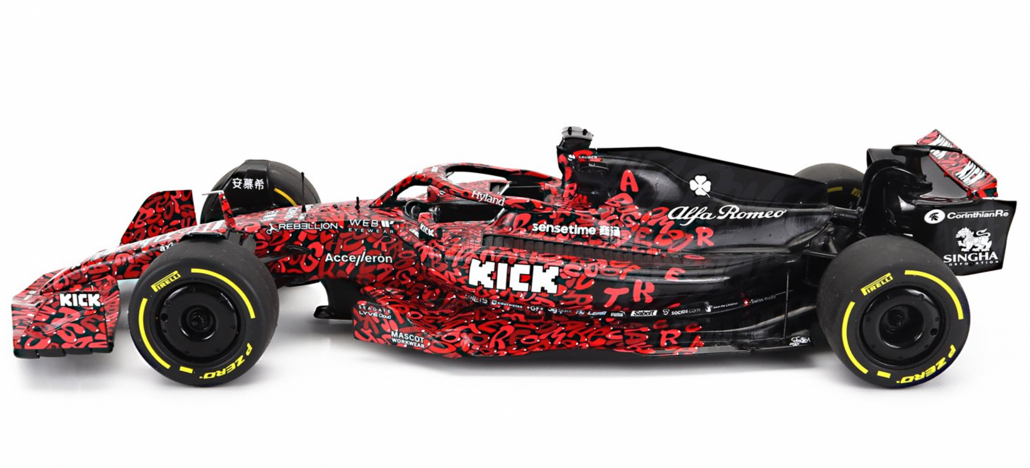 SOLIDO ALFA ROMEO F1 Team X Boogie Art Car 1:18 N.b S1810203 New SOLIDO ALFA ROMEO F1 Team X Boogie Art Car 1:18 N.b S1810203 New