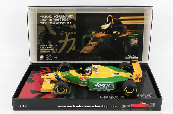 1:18 1993 Michael Schumacher -- Benetton Ford B193B -- Minichamps F1 R