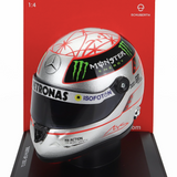 1:4 Helmet - Michael Schumacher - 300th GP Spa 2012 - Mercedes -- Mini Helmet F1