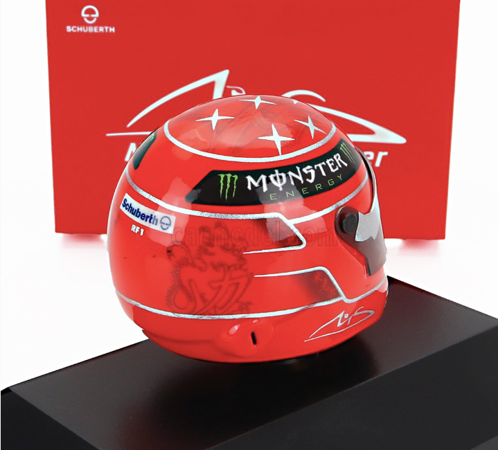 1:8 Helmet -- Michael Schumacher - 2010 Season - Mercedes -- Mini Helm