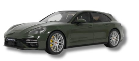 (Pre-Order) 1:18 Porsche Panamera Turbo S Sport Turismo 2021 -- Green -- GT Spirit