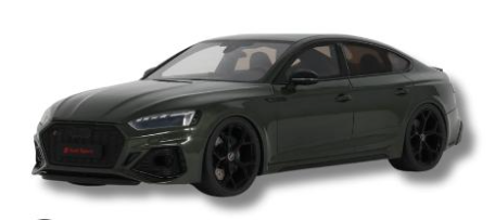 (Pre-Order) 1:18 Audi RS5 Competition 2023 -- Green -- GT Spirit