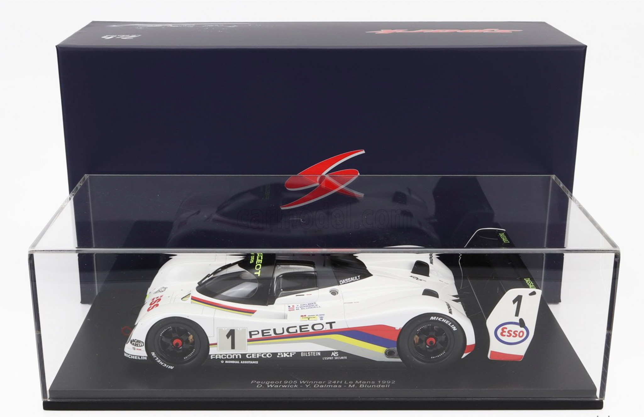 1:18 1992 Le Mans 24 Hour Winner -- #1 Peugeot 905 -- Spark 1:18 1992 Le Mans 24 Hour Winner -- #1 Peugeot 905 -- Spark